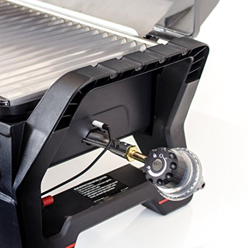 Char-Broil X200 Grill2Go – Tragbarer Gasgrill mit Deckel und Thermometer, Tisch-Gasgrill, Kompaktgasgrill - 4