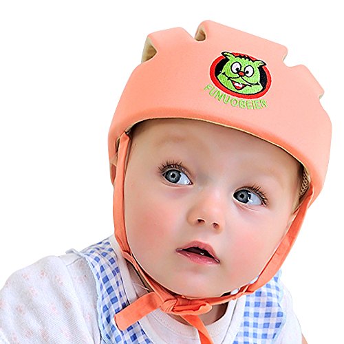 ABUSA niños casco de seguridad de sillita para bebés para bebé la normativa de seguridad proteger la cabeza el sombrero perfecto para andar en bicicleta para de Los blanco roto Salmon