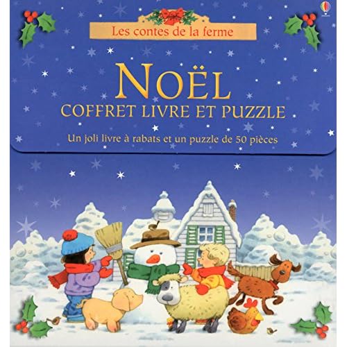 coffret Noël - livre et puzzle - Les contes de la ferme coffret Noël - livre et puzzle - Les contes de la ferme