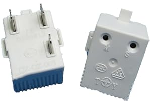 NUHFUFA Repuesto 1PCS 3-pin Compressor Starter TY-QZ-003/203 para Hisense Rongsheng refrigerador accesorios, blanco