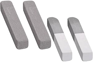 AKSIQIOL 4 Pcs Rubber Eraser Set, Sand Eraser & Ink Eraser, Latex-Free Long-Lasting Erasers for Removing Pencil and Ink Marks, Art, Craft, Drawing, Home, School, and Office Use
