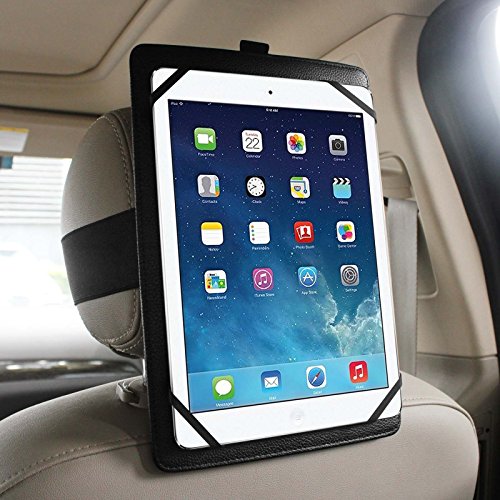 Fintie Universal Auto Rücksitz Kopfstütze Halterung Halter für 7-Zoll bis 11-Zoll-Tablet PC Inklusive. New iPad 9.7 2017, iPad Pro 10,5 Zoll, iPad Air 2, iPad Air, iPad 1/2/3/4, iPad Mini, Samsung Galaxy Tab S3 9,68 Zoll, Asus Zenpad,Huawei Mediapad, Microsoft Surface Pro / RT, Lenovo Tab, Medion Lifetab and More, Schwarz - 4