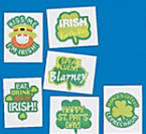 St Patricks Day Temporary Tattoo (set 12)