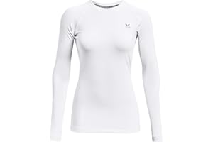 Under Armour Authentics - Camiseta de Manga Larga con Cuello Redondo Camisa Mujer (Pack de 1)
