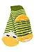 Weri Spezials High ABS Terry Socks. Design:Cheerful Duckling, Green, Size: 9-12 Months (18-19)