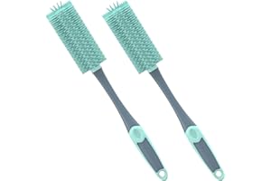 Nirox Zestaw 2 silikonowych szczotek do mycia w zmywarce do naczyń – wytrzymałe i wytrzymałe pędzle do butelek – antybakteryjne szczotki do czyszczenia butelek