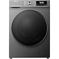 Hisense WFQA1014EVJMWT 10 Kg Front Load Washing Machine with Inverter Motor, Smart Wifi Connectivity, 1400 RPM, Titanium Grey, 1 Year Warranty