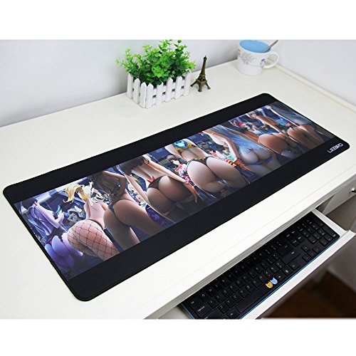 Sexy Arsch Erweitertes XXL Gaming Maus Pad -80x30x0.3 cm-Tragbarer Schreibtisch groß Pad für Laptop - 2