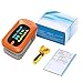 Produktbild Puls Oximeter fingerspitzen - alarmfunktion oximeter-herzfrequenzmessgerät sättigung dual Screen Display Conversion 4 Die Richtungsanzeige ist einstellbar Spezifikation 8.5cm * 7.0cm * 4cm,Orange