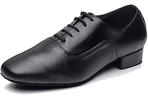 MGM-Joymod Men's Classic Lace-up Salsa Tango Samba Jazz Rumba Ballroom Latin Modern Dance Shoes