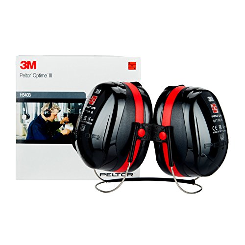 3M H540B Peltor Optime III Kapselgehörschutz, Nackenbügel, SNR 35 dB, Schwarz - 6