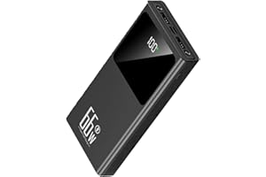 Power Bank DBC 23500mAh, Caricatore Portatile Fast Charge Con Torcia Led & Display 66W QC 4.0 & PD 3.0 USB C Ingressi&Uscite per iPhone Samsung Huawei Xiaomi Model: 1260110