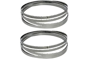 SANKUAI Lot De 2 Lames De Scie À Ruban SK5, 2240mm x 13mm x 0.5mm x 6TPI - Bois Métal Plastique PVC Mousse Coupe