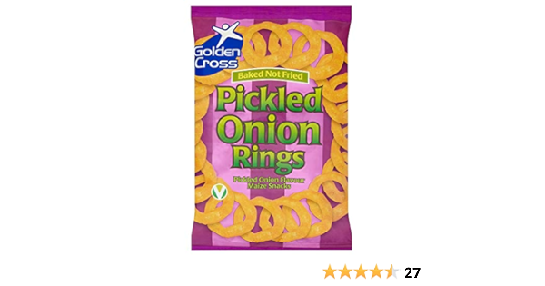 Golden Cross Pickled Onion Rings 12x150g Amazon Co Uk Grocery