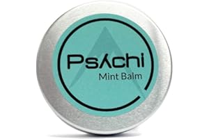Psychi Natural Beeswax Hand Skin Repair Balm Cream for Climbing. Handmade UK Peak District. (Mint), One Size