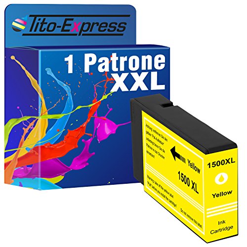 PlatinumSerie® 1x Patrone XXL kompatibel für Canon PGI-1500 XL Gelb Maxify MB 2000 Series Maxify MB 2050 Maxify MB 2300 Series Maxify MB 2350