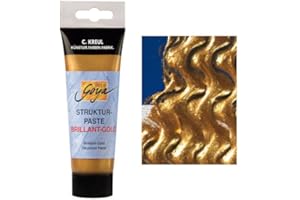 Creative Solo Goya Struktur-Paste Brillant-Gold, 100 ml [Spielzeug]