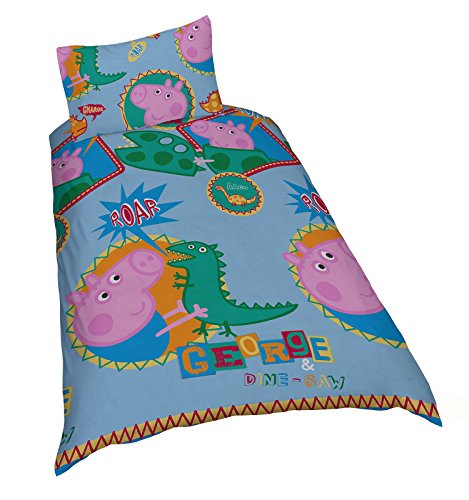 George Pig 'Roar' Reversible Duvet Set - Single