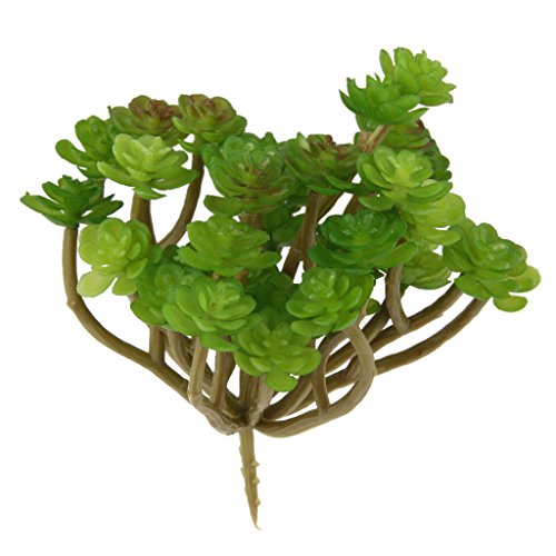Kuenstliche 13 Zweig Buendel Kaktusfeige Foliage kunstblumen Kunstpflanz Pflanze Hauptdekor - 5