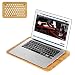 Produktbild Laptop Tablett, Samdi Bambus Schutzhülle Notebook Tablett Cooling Stand für Laptop, notabook, MacBook, Lenovo, Dell, HP