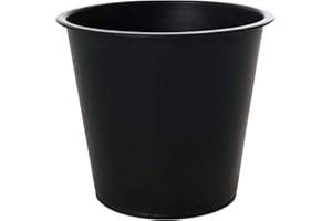 ‎VIVANNO VIVANNO Round Plastic Insert Flower Pot Insert Black Diameter 30 x Height 26 cm