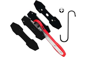 IRmm Brake Caliper Piston Spreader Press Tool, 360 Degree Swing Car Ratcheting Caliper Compression, for Car Brake Repair and Replace Tool (Red)