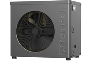 STEINBACH Wärmepumpe Solid 4,3 – 049400Y – Energieeffiziente Wärmepumpe für Pools bis 20.000 l – Mit App-Steuerung, Salzwasser geeignet, besonders leiser Betrieb, Kabelgebunden