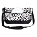 Yodo Stylish Mummy Messenger Nappy Changing Diaper Bag with Baby Changing Mat ,Black