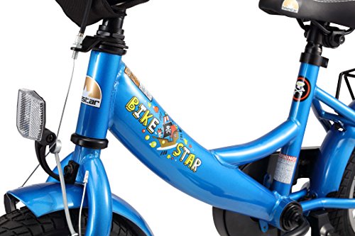BIKESTAR® Premium Kinderfahrrad für sichere und sorgenfreie Spielfreude ab 3 Jahren ★ 12er Classic Edition ★ Abenteuerlich Blau - 5