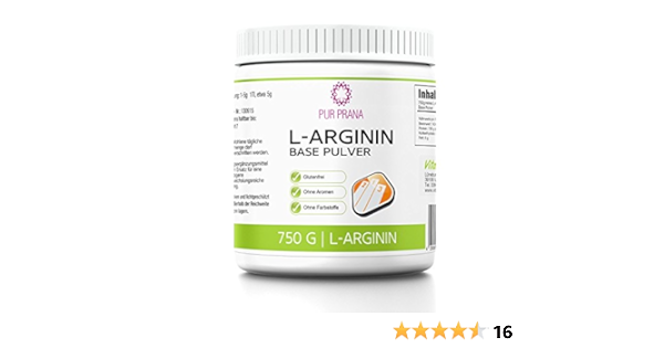 L Arginin Reines Base Pulver Hochdosiert 750g Beste Vegan Qualitat Powder Pur Prana Amazon De Drogerie Korperpflege