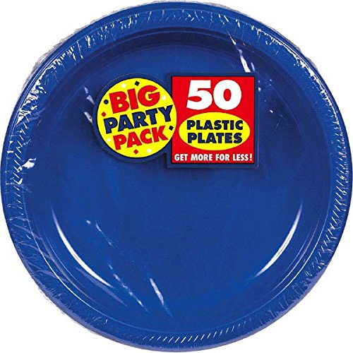 Amscan International 17 Cm Paper Plates Royal Blue Pack