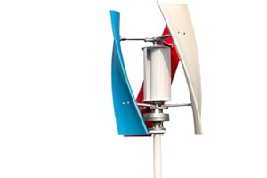 AISINILALAO 220V Vertical Wind Turbine Generator 8000W 12V 24V 48V 3 Phase with 3 Blades No Noise Portable Wind Turbine for Home Or Streetlight Projects