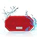 Produktbild Bluetooth Lautsprecher Wasserdicht, Minkle Mini HiFi Stereo Wireless Speaker für Handy, MP3 Player, PC usw. ( IP66 Wasserfest , 5 Stunden Spielzeit , 10 Meter Reichweite, Freisprecheinrichtung, Rot)