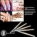 Anself Nail Art Silicone Sculpture Pen For Emboss Carving Polish Craft Wooden Handle Nail Art Salon Tool Set 5Pcs/Set