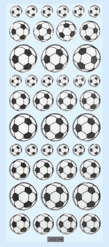 Glossy-Sticker Fußball II