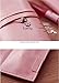 Vintage Roll Leather Cosmetic Brush Pen Case Organizer Pouch Bag (Pink)