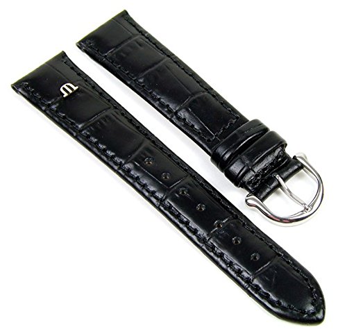 Maurice Lacroix Ersatzband Uhrenarmband Kalbsleder Kroko Optik Schwarz 19mm Maurice Lacroix Ersatzband Uhrenarmband Kalbsleder Kroko Optik Schwarz 19mm