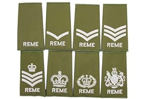 Official Issue REME OD PCS Rank Slides SGT