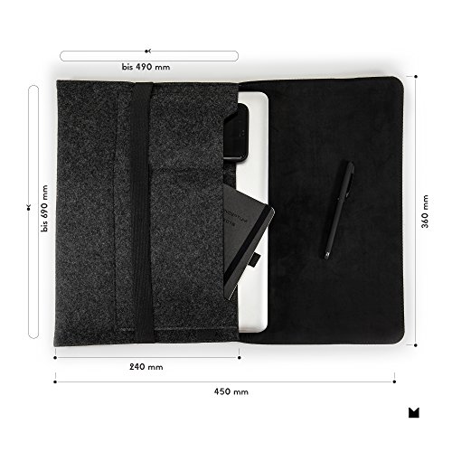 FORMGUT   MacBook Pro Tasche Filz 13 3 Zoll    Laptoptasche  Laptop Sleeve  Notebook H  lle  Businesstasche  Computertasche farbig  umweltfreundliche 