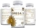 Produktbild Omega 3 mit mit 2000 mg hochdosierte Softgels - - Maximale Stärke und Aufnahmefähigkeit - - Omega 3 Fischöl-Kapseln mit hohe EPA & DHA-Gehalt - - Unterstützen Nervensystem und Gehirn Gesundheit - - Premium Qualität - - GMP und FDA zertifiziert - - von Secret Essentials