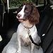 Heavy Duty Waterproof 2-in-1 Car Split Velcro Rear Seat Protector & Boot Liner plus Dog Lead Seat Belt