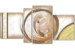 I Colori del Caribe Quadri Dipinti A Mano Moderni CAPEZZALI Religiosi Sacra Famiglia Pronti per Essere APPESI per ARREDO CASA Camera da Letto - CANDORE