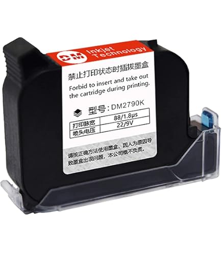 thumbnail image 2 of Phezer A Level 12.7mm Ink 1/3/5/10pcs Solvent Ink Handheld Online Inkjet Printer Cartridge Quick Dry Black Original Parts Office 2 of 9