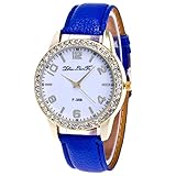 Hunpta@ Uhren, Armbanduhr Watch Zhou LianFa Schöne Männer und Frauen Einfache Mode Diamant Lederuhr