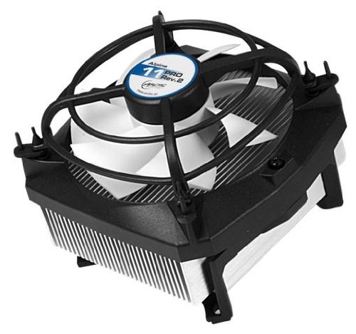 Arctic Cooling Alpine 11 PRO Rev.2 - Ventilador de PC (Enfriador, Procesador, 9,2 cm, Negro, Color blanco, 9,8 cm, 10,1 cm)