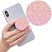 Produktbild sanshun Ausziehbarer Sockel für Handy Halter,Griff für Smartphones und Tablets,Rose Gold Marmor Glitzer