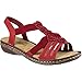 Produktbild Amblers Damen Riemensandalen mit Blumen-Applikation (39 EU) (Rot)
