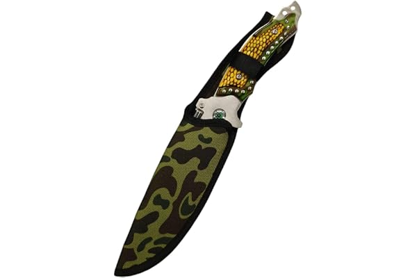 Utility Long Knife with Protective Cover ARMY 250 Premium Stainless Steel Black Knife for Kitchen Utility, Fruits, Vegetables, Meat