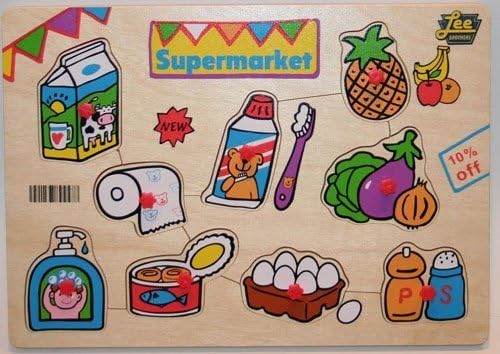 Lee Brothers Toys 5 Supermarket Puzzle Supermarket Puzzle by Lee Brothers Toys