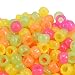 Produktbild Pony Beads 6 x 8 mm Barrel Kunststoff Pony Mix – Händen – 100PK